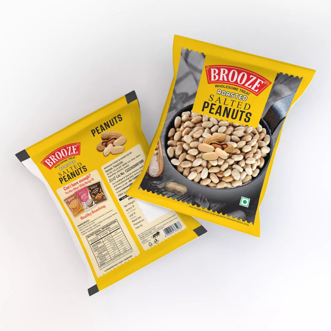Brooze Salted Flavoured Peanuts - /pack