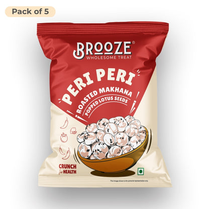 Brooze Peri Peri Roasted Makhana - 11g/pack