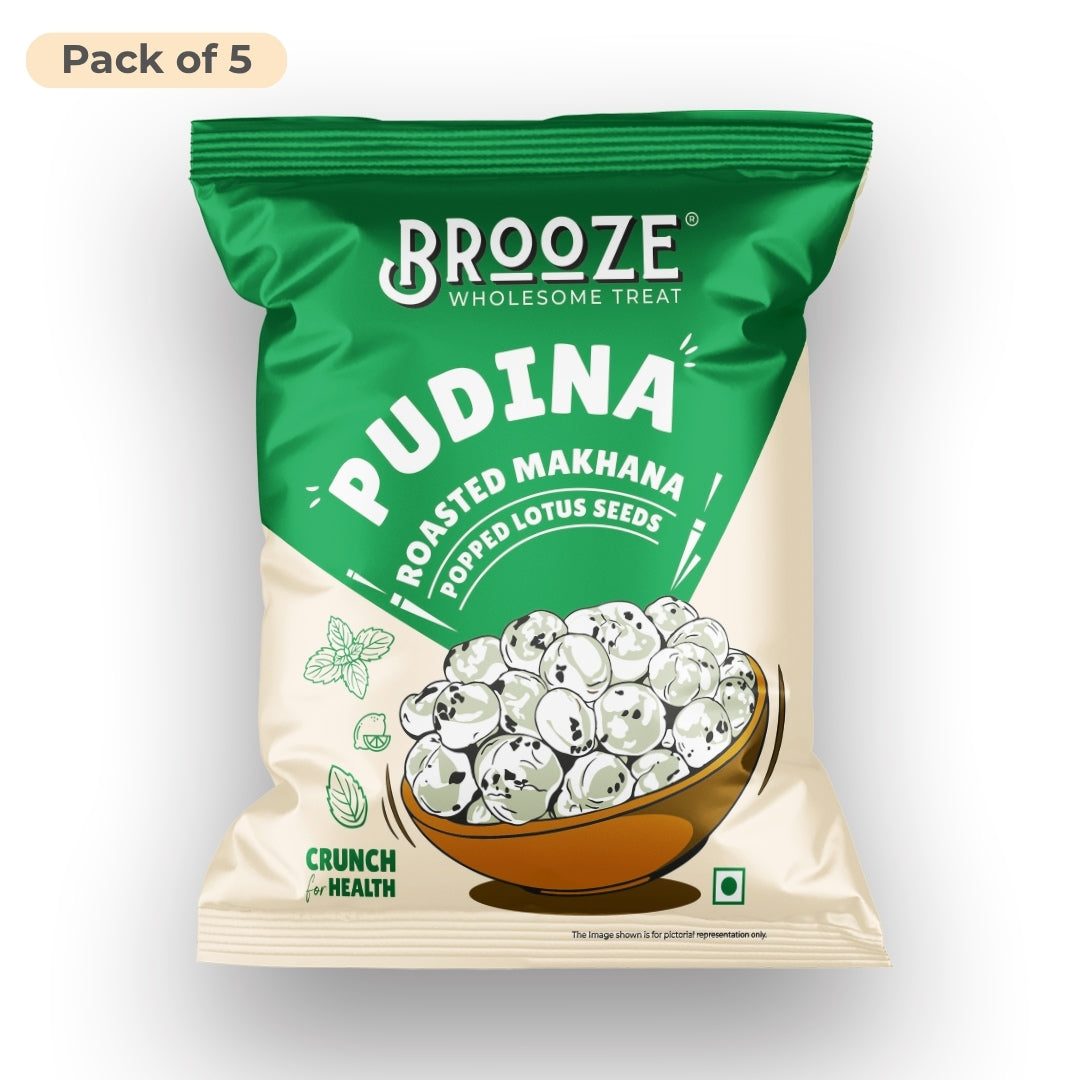 Brooze Pudina Roasted Makhana - 11g/pack