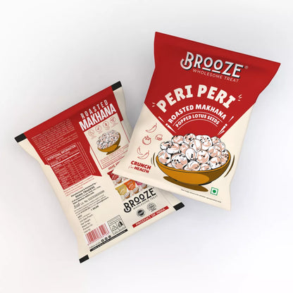 Brooze Peri Peri Roasted Makhana - 11g/pack