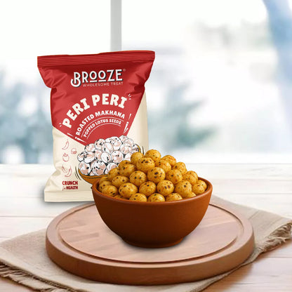 Brooze Peri Peri Roasted Makhana - 11g/pack