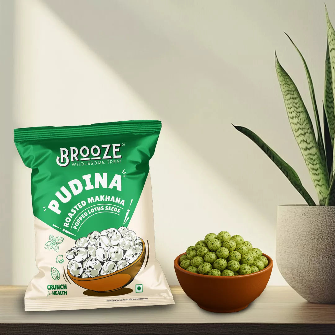 Brooze Pudina Roasted Makhana - 11g/pack