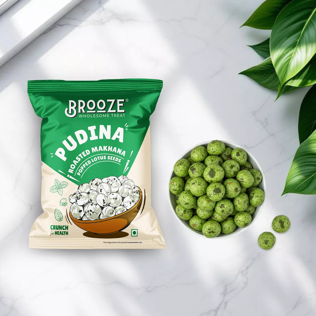 Brooze Pudina Roasted Makhana - 11g/pack