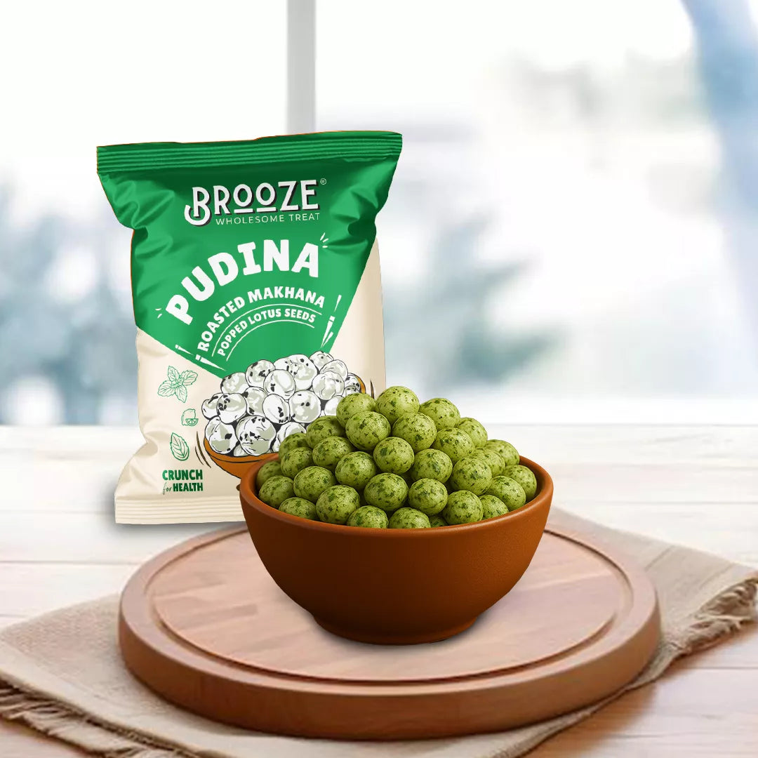 Brooze Pudina Roasted Makhana - 11g/pack