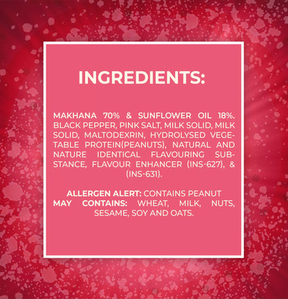 Brooze Pink Salt & Black Pepper Roasted Makhana - 11g/pack