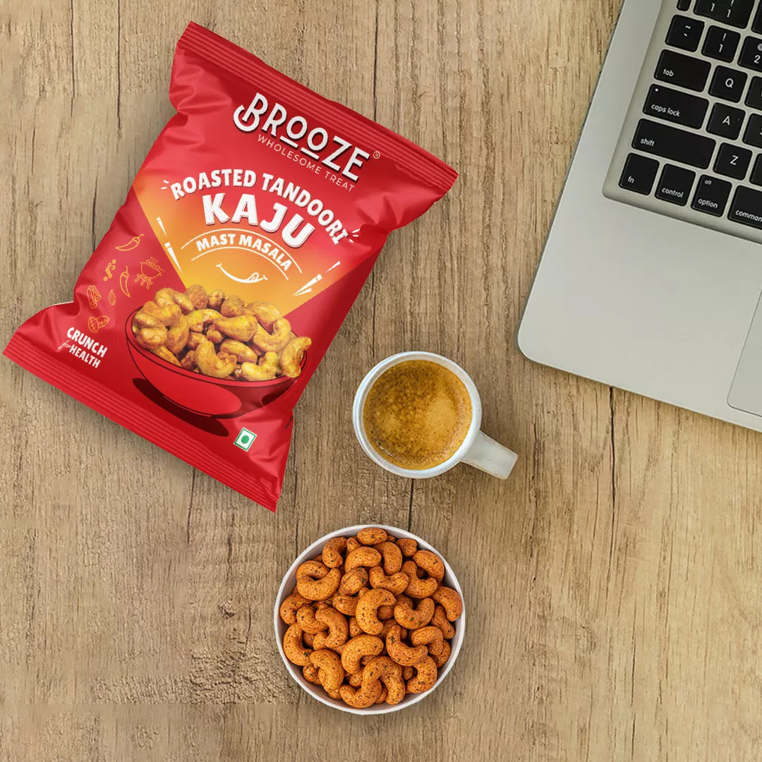 Brooze Tandoori Roasted Cashew - 20g/pack